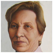 'Portrait', 40 x 30 cm, acrylic on canvas